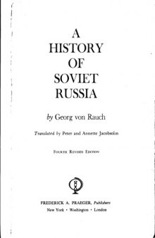A History of Soviet Russia