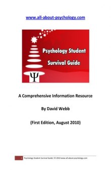 Psychology student Survival Guide
