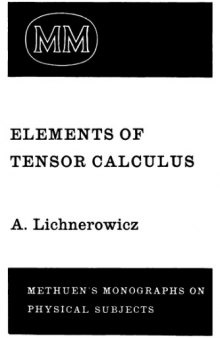 Elements of tensor calculus