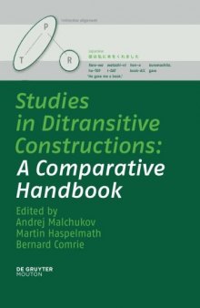 Studies in Ditransitive Constructions: A Comparative Handbook