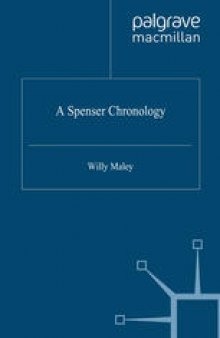 A Spenser Chronology