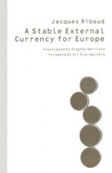 A Stable External Currency for Europe