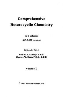 Comprehensive Heterocyclic Chemistry