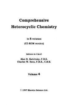 Comprehensive Heterocyclic Chemistry