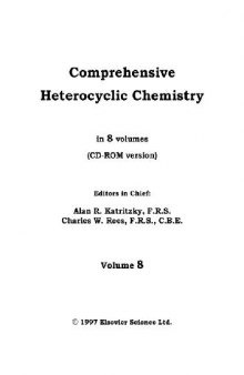 Comprehensive Heterocyclic Chemistry