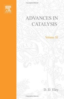 Advances in Catalysis, Vol. 11