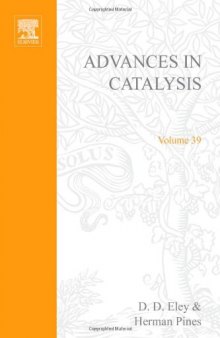 Advances in Catalysis, Vol. 39