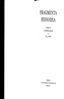 Fragmenta Hesiodea