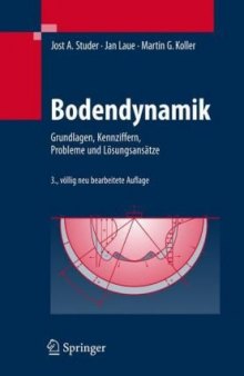 Bodendynamik: Grundlagen, Kennziffern, Probleme und Lösungsansätze, 3ed
