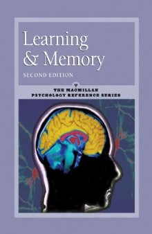 Learning and Memory: Macmillan Psychology Reference Series (Psychology Reference Series, 2)