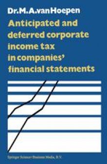 Anticipated and Deferred Corporate Income Tax in Companies’ Financial Statements