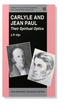 Carlyle and Jean Paul: Their Spiritual Optics