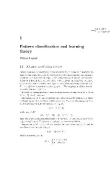 Pattern Classification And Learning Theory