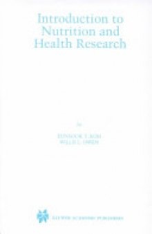 Introduction to Nutrition and Health Research