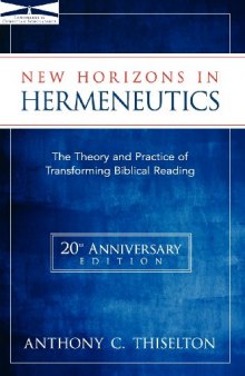 New Horizons in Hermeneutics