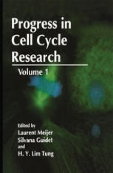 Progress in Cell Cycle Research: Volume 1