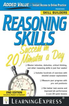 Reasoning Skills Success in 20 Minutes a Day, Third Edition (Skill Builders)