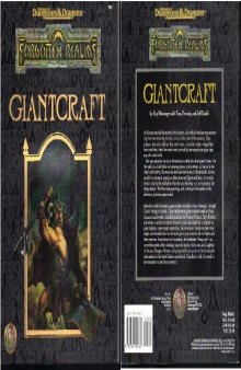 Giantcraft (Forgotten Realms Official Game Accessory)