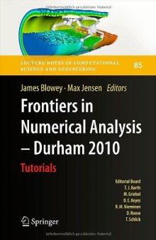 Frontiers in Numerical Analysis - Durham 2010 