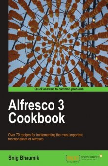 Alfresco 3 Cookbook  