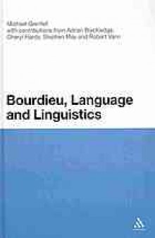 Bourdieu, language and linguistics