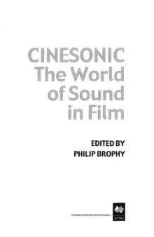 Cinesonic: Cinema and the sound of music  