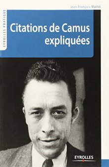 Citations de Camus expliquées