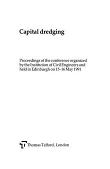 Capital dredging