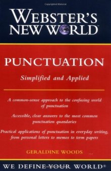 Webster's New World Punctuation: Simplifed and Applied (Webster's New World)
