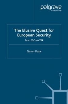 The elusive quest for European security: from EDC to CFSP  