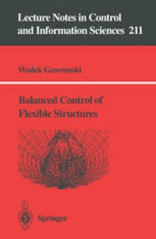 Balanced Control of Flexible Structures