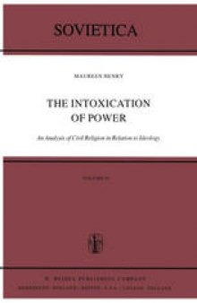 The Intoxication of Power: An Analysis of Civil Religion in Relation to Ideology