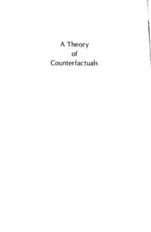 Theory of Counterfactuals