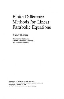 Handbook of Numerical Methods