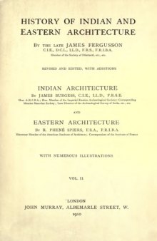 History of Indian and Eastern Architecture, Vol 2 