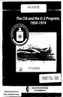 The CIA and the U-2 Program1954-1974