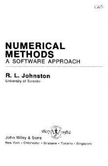 Johnston Numerical Methods - a Software Approach