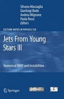 Jets From Young Stars III: Numerical MHD and Instabilities