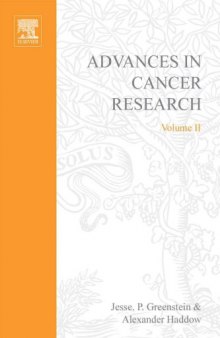 Advances in Cancer Research [Vol II]