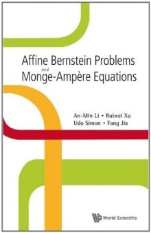 Affine Bernstein problems and Monge-Ampere equations