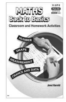 Maths Homework, Book E  Back to Basics Activities for Class and Home