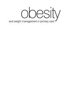 Obesity and weight management in primary care