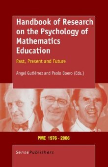Handbook of Research on the Psychology of Mathematics Education - Past, Present and Future