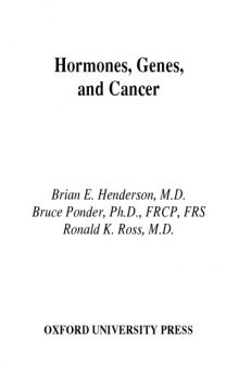 Hormones, genes, and cancer