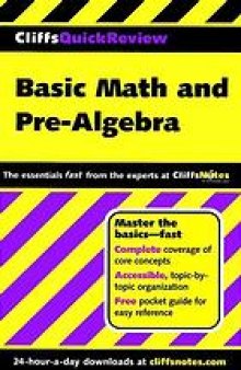 Basic math and pre-algebra