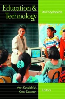 EDUCATION AND TECHNOLOGY AN ENCYCLOPEDIA