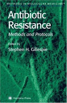 Antibiotic Resistance: Methods and Protocols 