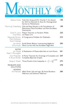 American Mathematical Monthly, volume 117, number 3, March 2010