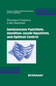 Semiconcave functions, Hamilton-Jacobi equations, and optimal control