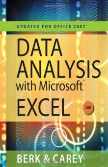Data analysis with Microsoft Excel (updated for Office 2007)